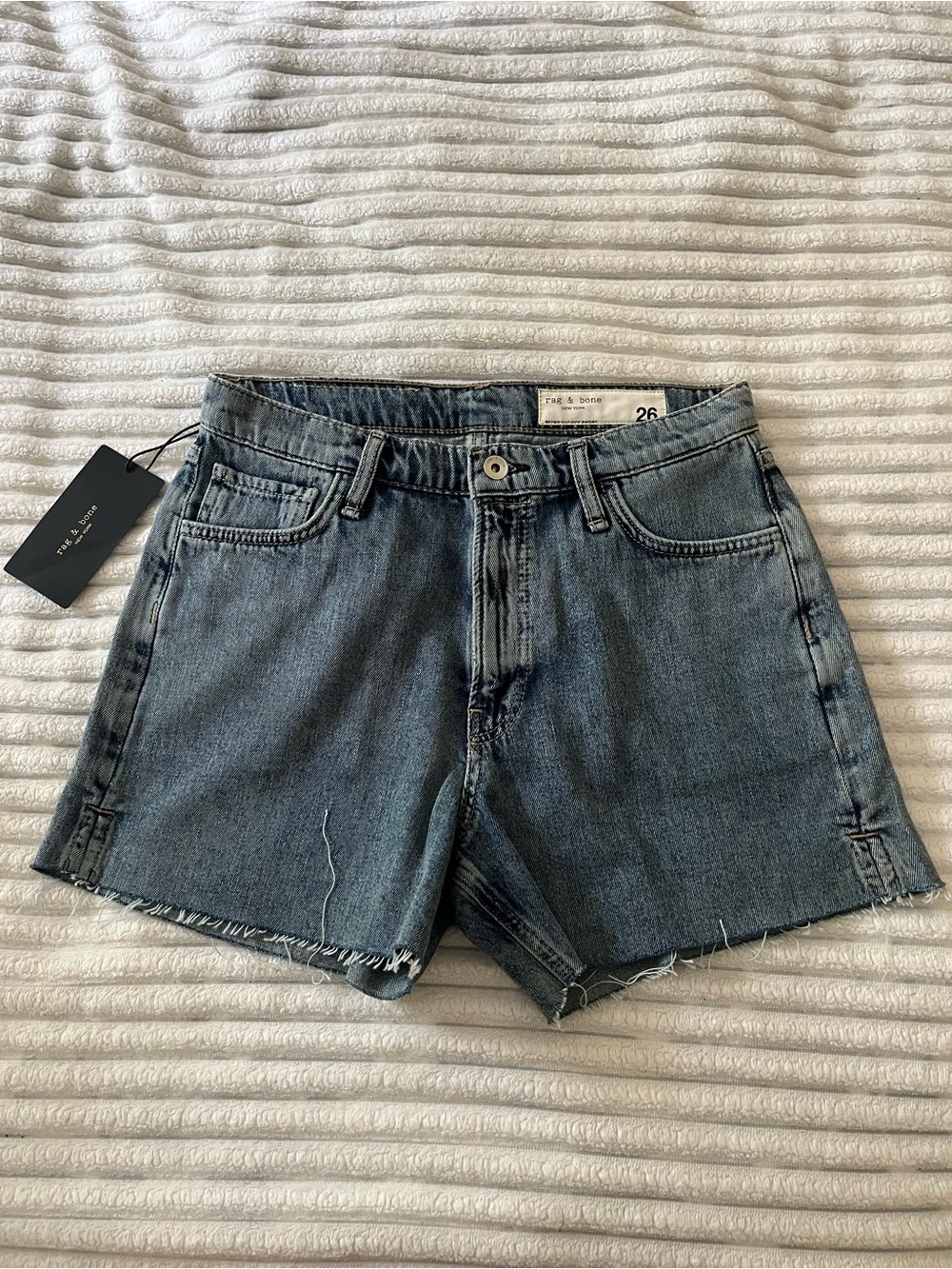 Rag & Bone Retro Cut Off Shorts - Picture 2 of 13